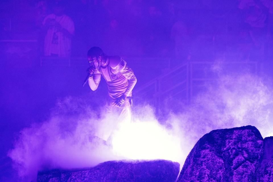 Travis Scott will hit the stage at Nashville's Bridgestone Arena on Dec. 4.