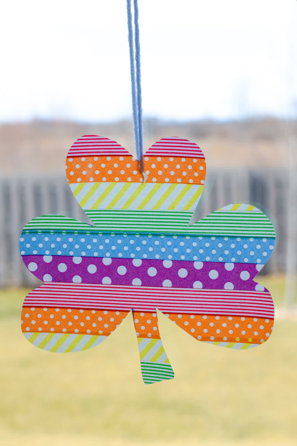 Washi Tape Suncatcher