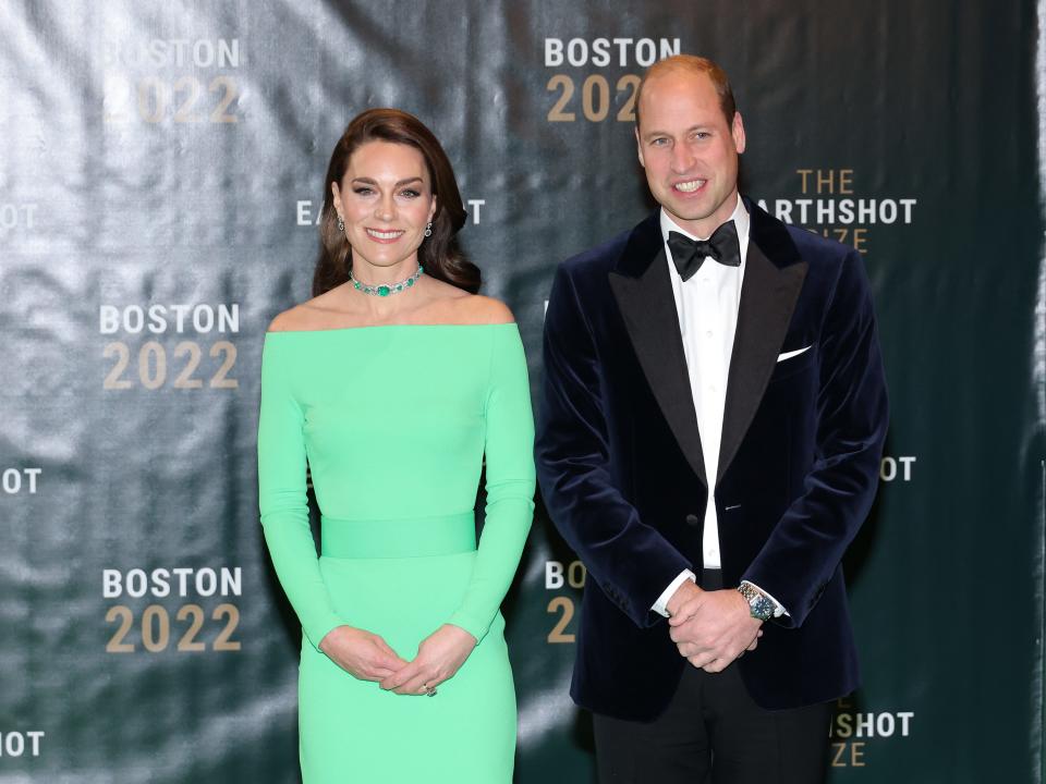 Kate Middleton, Princess of Wales and Prince William, Prince of Wales attend the Earthshot Prize 2022 at MGM Music Hall at Fenway on December 02, 2022 in Boston, Massachusetts.