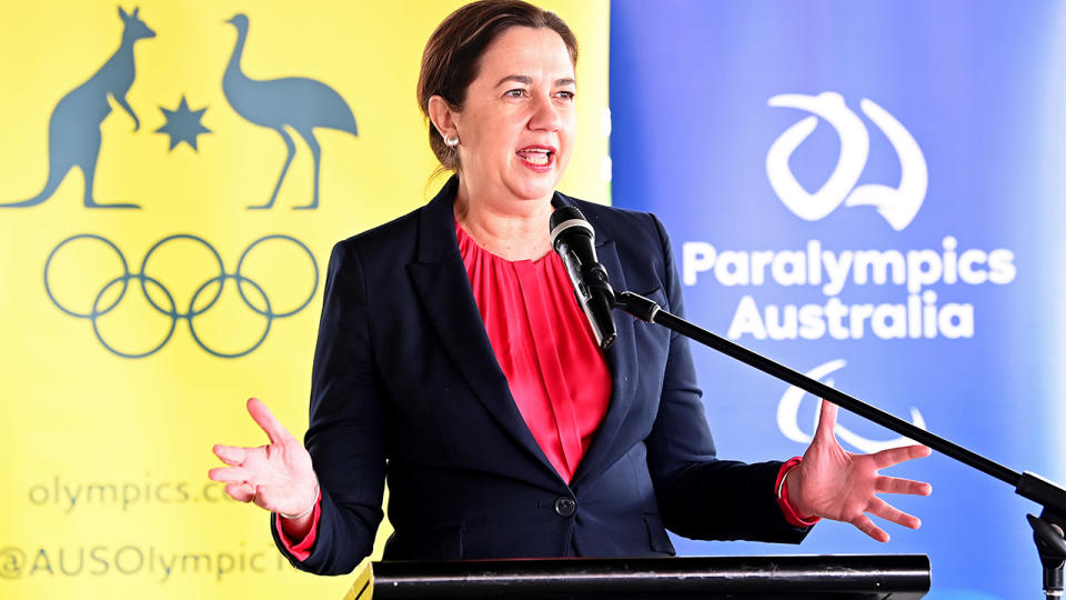 Annastacia Palaszczuk, pictured here at a Parliamentary Friends of the Olympic and Paralympic Movement event.