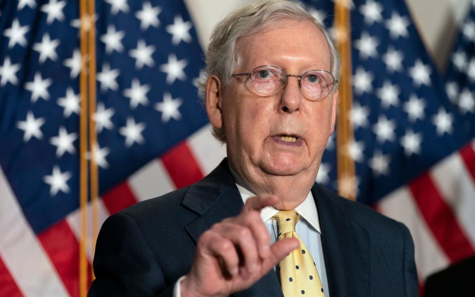 Senate Majority Leader Mitch McConnell (R-Ky.) vowed to give President Donald Trump's Supreme Court nominee a vote, even though it's so close to the election. (Photo: Jacquelyn Martin/Associated Press)