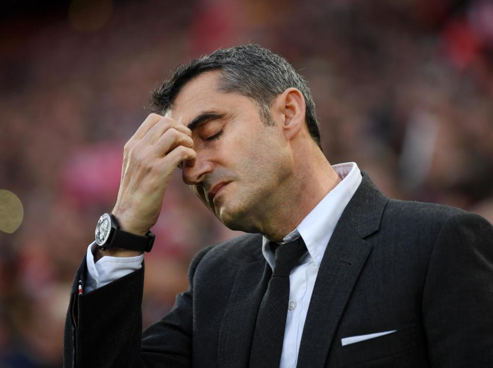 Barcelona president Josep Maria Bartomeu has reiterated his support for manager Ernesto Valverde despite their shock Champions League exit to Liverpool.The Catalan giants surrendered a 3-0 first-leg lead after losing 4-0 at Anfield in the semi-finals - having suffered a similar comeback loss against Roma in last season's quarter-finals - to end their bid for another treble this season.Valverde's side clinched LaLiga in comfortable fashion, finishing 11 points clear of second-placed Atletico Madrid and will bid to seal the double when they face Valencia in the Copa del Rey final on Saturday.Speaking at a club conference, Bartomeu admitted the Champions League defeat was a disappointment but insists he has full faith in Valverde."I want to value someone who discreetly and intelligently is helping our team, I'm talking about Ernesto Valverde, who we fully trust," Bartomeu said."Winning LaLiga has an extraordinary merit and you know better than anyone what it costs to win this league."We had a lot of hope in winning the Champions League and the defeat at Anfield came after an excellent result at home and when the memory of Rome is still very present."I want to make a unanimous call for us to focus on the cup final. You understand what a ninth double means for our history. When the season ends we can reflect to see what we can do to win everything again."Barcelona have added to their squad for next season with the capture of FC Groningen youngster Ludovit Reis.A statement on the Eredivisie's side's website said that 18-year-old Reis - the first goalscorer in the Eredivisie born on or after January 1, 2000 - had signed a multi-year contract at the Nou Camp.Managing director Hans Nijland said: "In 23 years I have been able to do business on behalf of FC Groningen with large clubs at home and abroad, but this transfer with one of the largest clubs in the world is a wonderful final agreement."