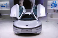 Volkswagen XL1 showcased at the 2012 Delhi Auto Expo