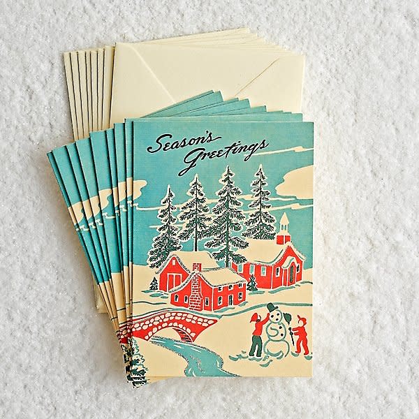 Papersource offers festive and vintage-inspired holiday cards 