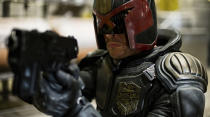 <p> No, not the Sylvester Stallone one from the '90s, but the gritty, tough-as-nails 2012 adaptation starring Karl Urban. In Dredd, the eponymous lawman brings about justice in the post-apocalyptic landscape of a collapsing Mega-City One. The film, adapted from the classic Judge Dredd comics, paints a terrifying picture of a future where police have the power to play judge, jury, and executioner. Drug lord Ma-Ma (Lena Headey) poses a deadly threat and Dredd seeks to put an end to her empire in this fittingly violent thrill-ride of an adaptation. </p>