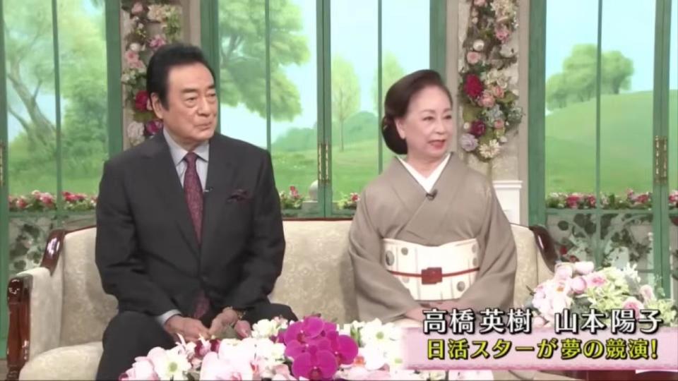 山本陽子（右）2月初才在節目上說要繼續演戲。（圖／翻攝自Tetsuko1933 YouTube）