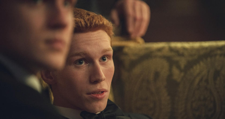 Luther Ford as teenage Prince Harry. (Justin Downing / Netflix)