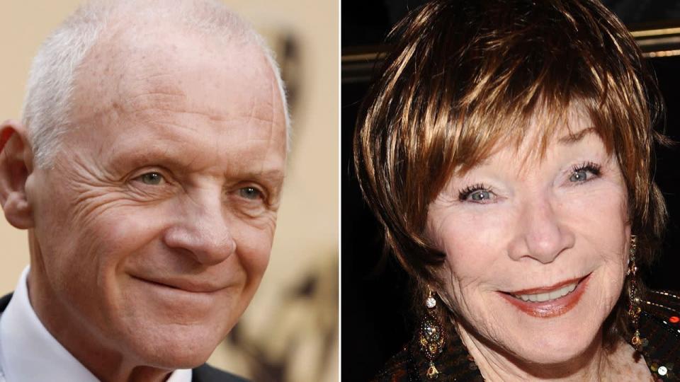 Sir Anthony Hopkins and Shirley MacLaine: