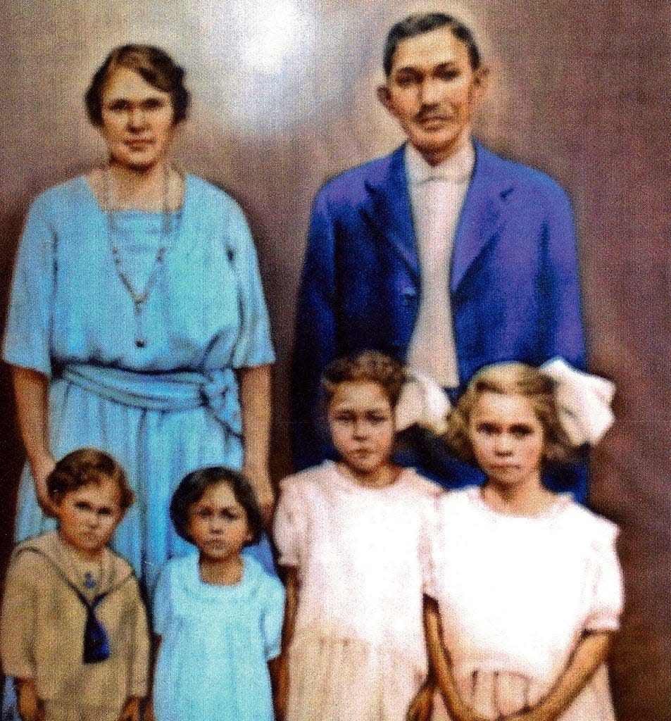 George H. Gause as a child with his parents and sisters. Gause was a mortician and politician in Bartow. He was the first black person elected to Bartow City Commission.