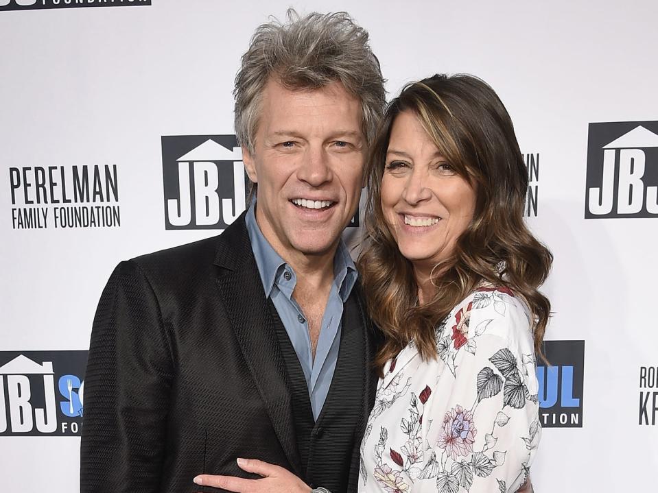 Jon Bon Jovi and his wife Dorothea Hurley