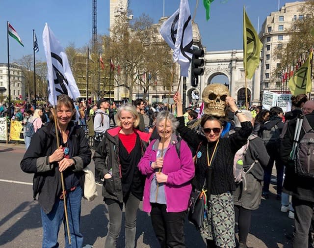 Extinction Rebellion protesters