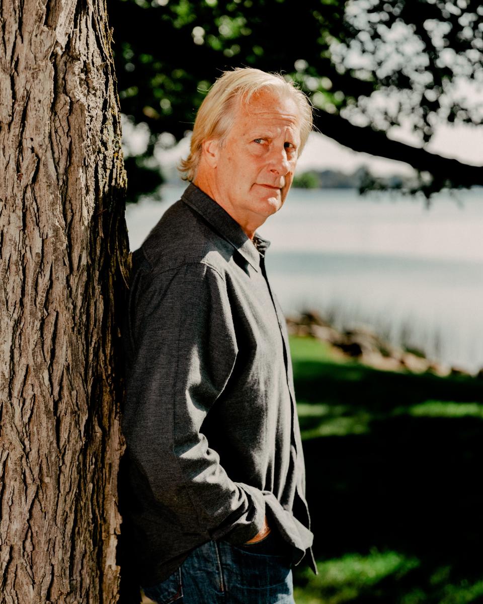 Actor Jeff Daniels at his home in Chelsea, Mich. in 2020. His play “Pickleball,” which he wrote for his Purple Rose Theatre Company in Michigan, has its regional debut at Venice Theatre.