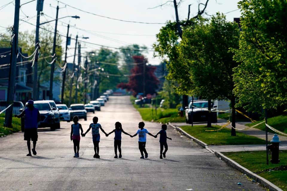 Buffalo Supermarket Shooting Healing (Copyright 2022 The Associated Press. All rights reserved.)