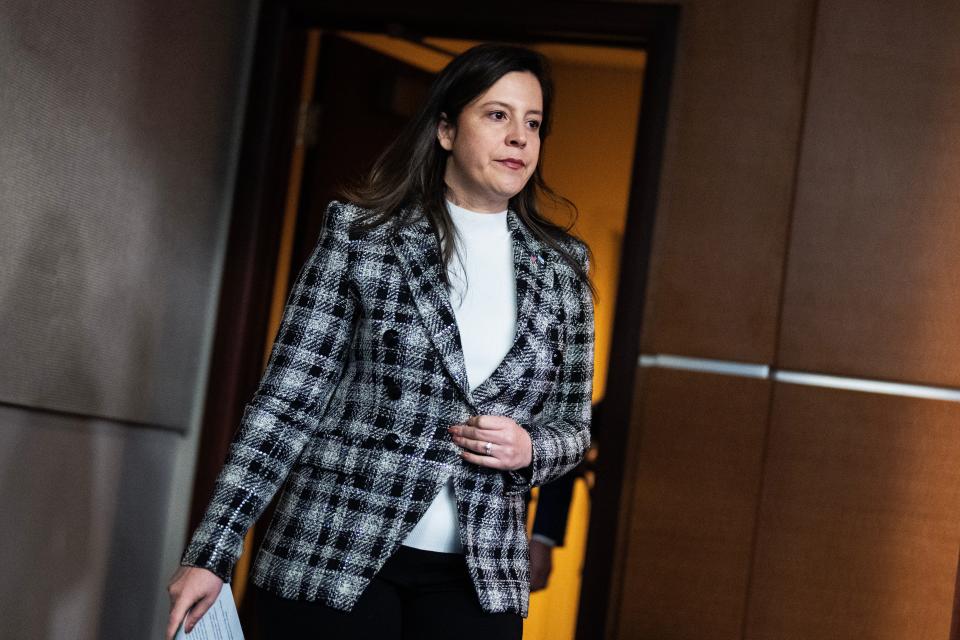 Elise Stefanik, the proTrump No. 4 House Republican, won't commit to