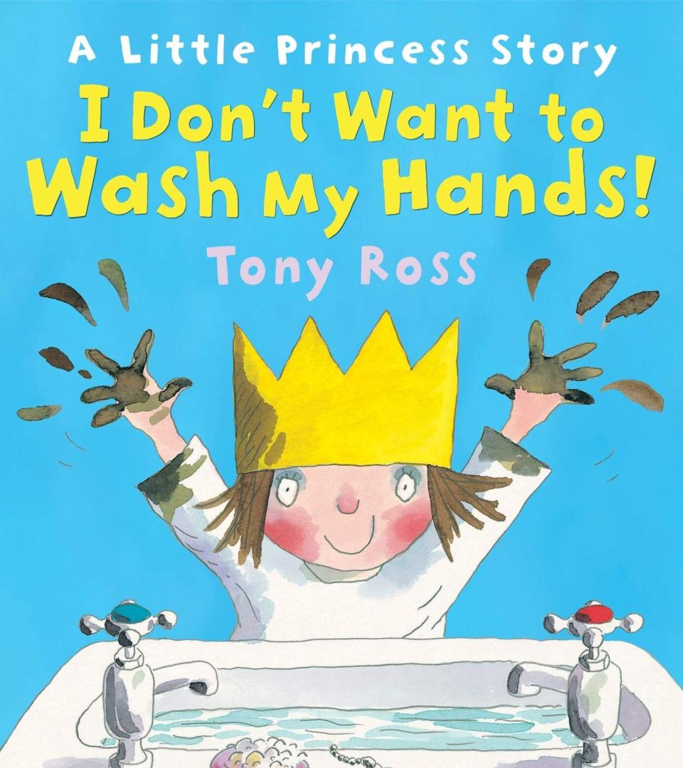 As the title suggests, this book covers the importance of hand-washing to prevent the spread of germs. <i>(Available <a href="https://www.amazon.com/Dont-Want-Wash-My-Hands/dp/0007150725" target="_blank" rel="noopener noreferrer">here</a>.)</i>