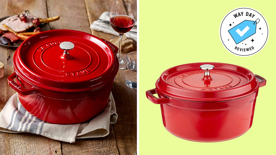 Save 11% on the Staub Cocotte 5.5 quart during the big Wayfair Way Day sale.