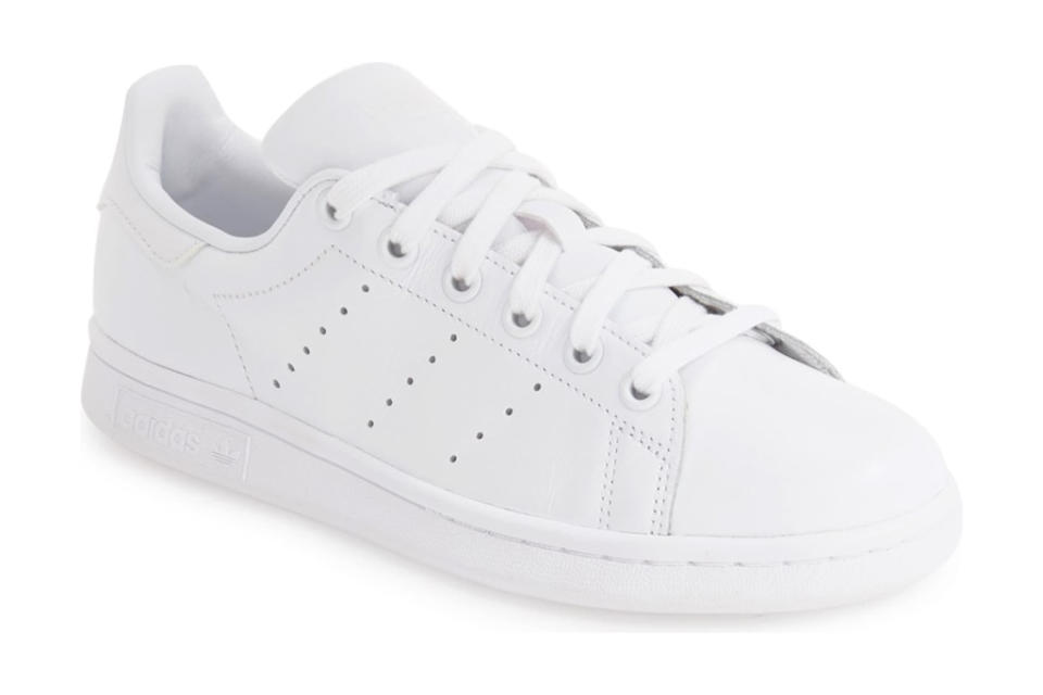 adidas sneakers, stan smith, all white