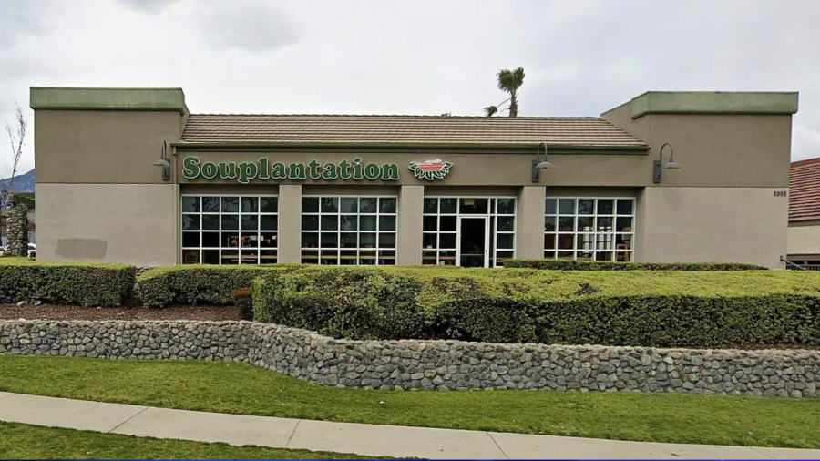 A Souplantation restaurant in Rancho Cucamonga, California. (Google Earth)