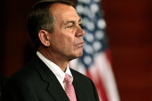 Speaker of the House Republican John Boehner, seen here in August 2011, has told US President Barack Obama to reschedule his jobs speech