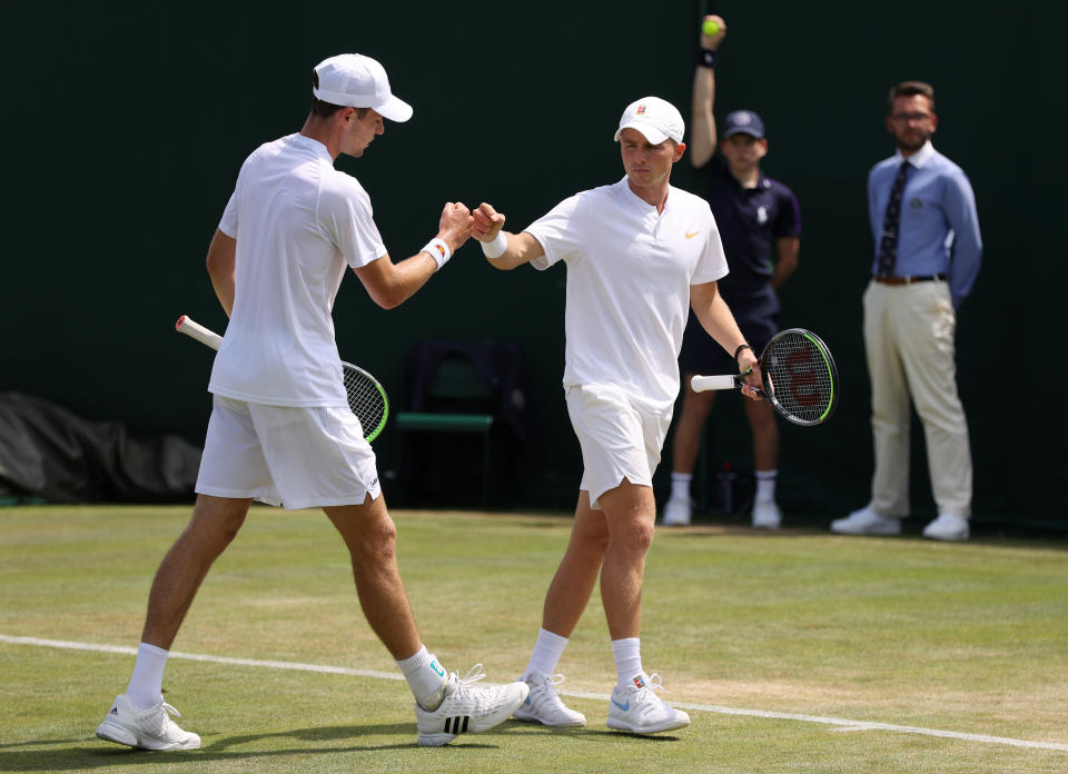 McHugh, 20, and Gray, 23, booked their place in the second round of the men's singles on Friday