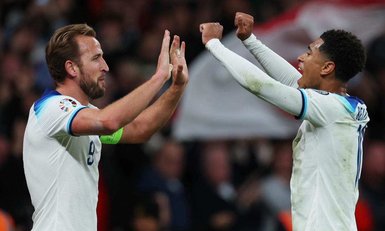<span>They may both be English greats, but Harry Kane and Jude Bellingham have made very different choices.</span><span>Photograph: Eddie Keogh/The FA/Getty Images</span>