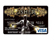 Schwarz und Gold geht eigentlich immer: In diesem Look kommt die Special Edition der Usher Debit Card daher. Selbstverständlich ist auch ein Bild des Sängers vorhanden. (Bild-Copyright: Debit Card/Visa)