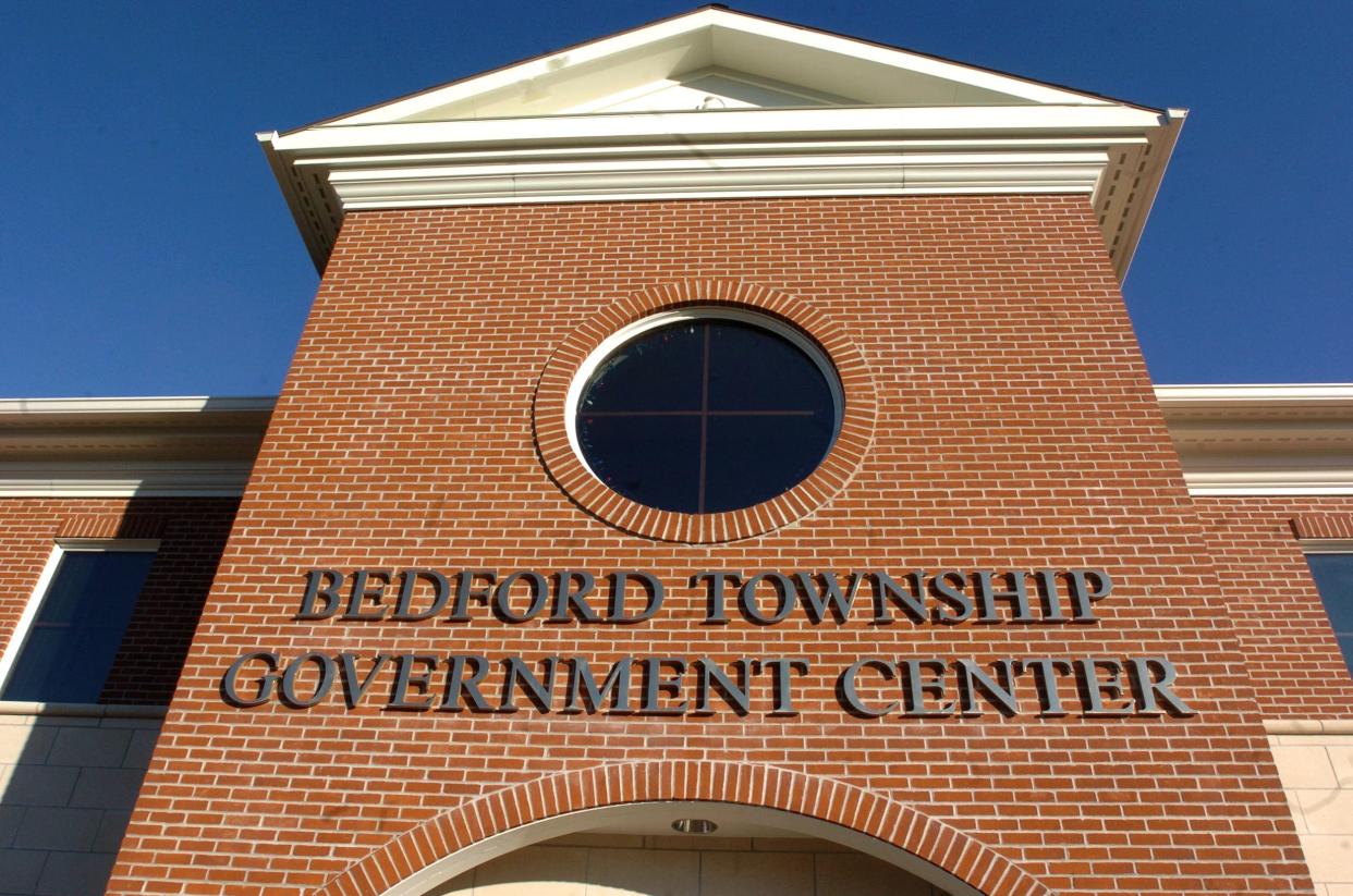 Bedford Township Government Center is pictured.