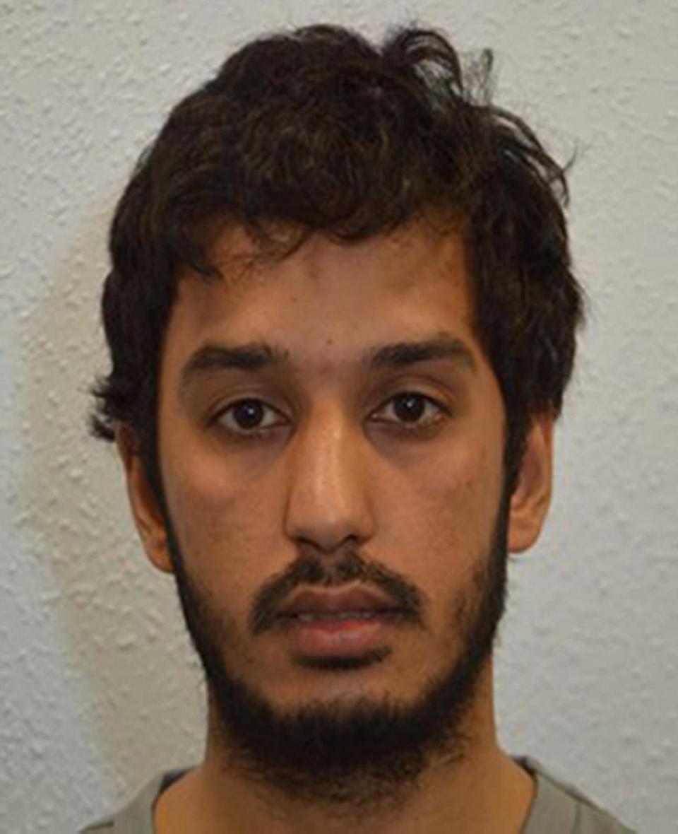 Hussain Yousef, 21, had six account on which he would post jihadist propaganda (Met Police)