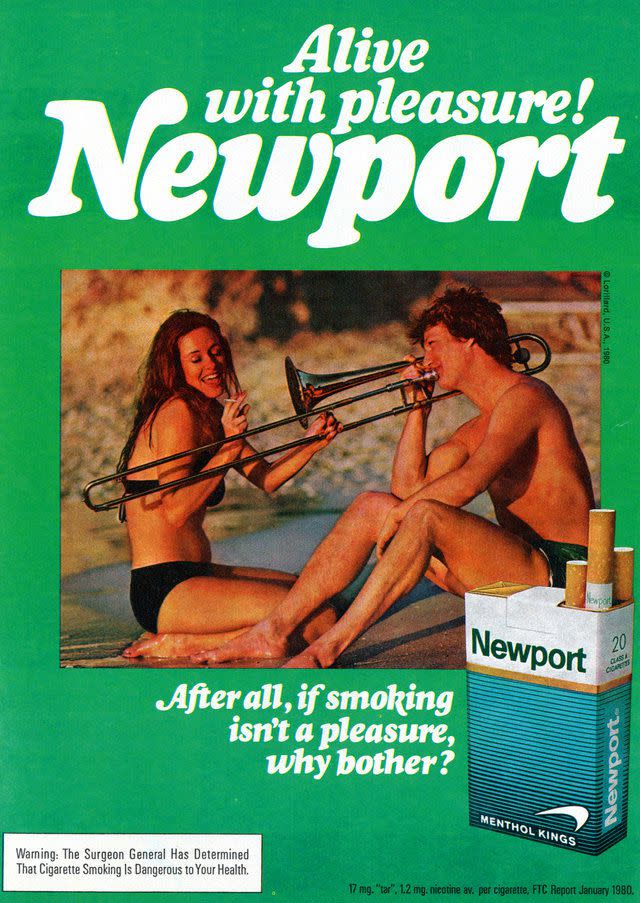 Cigarette ads from the 20th century