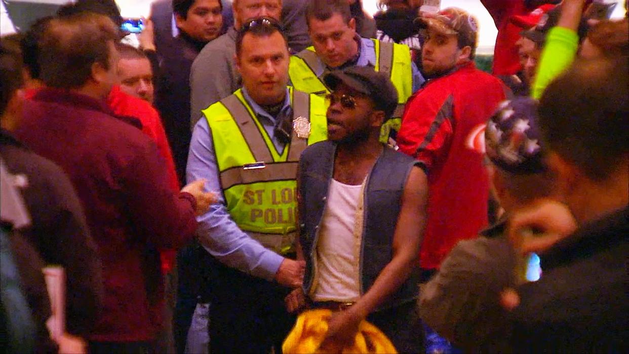 Protesters Disrupt Trump Rally in St. Louis