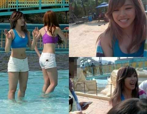 Secret Jeon Hyosung in Bra Top for Water Park Ad Stirs Up Netizens