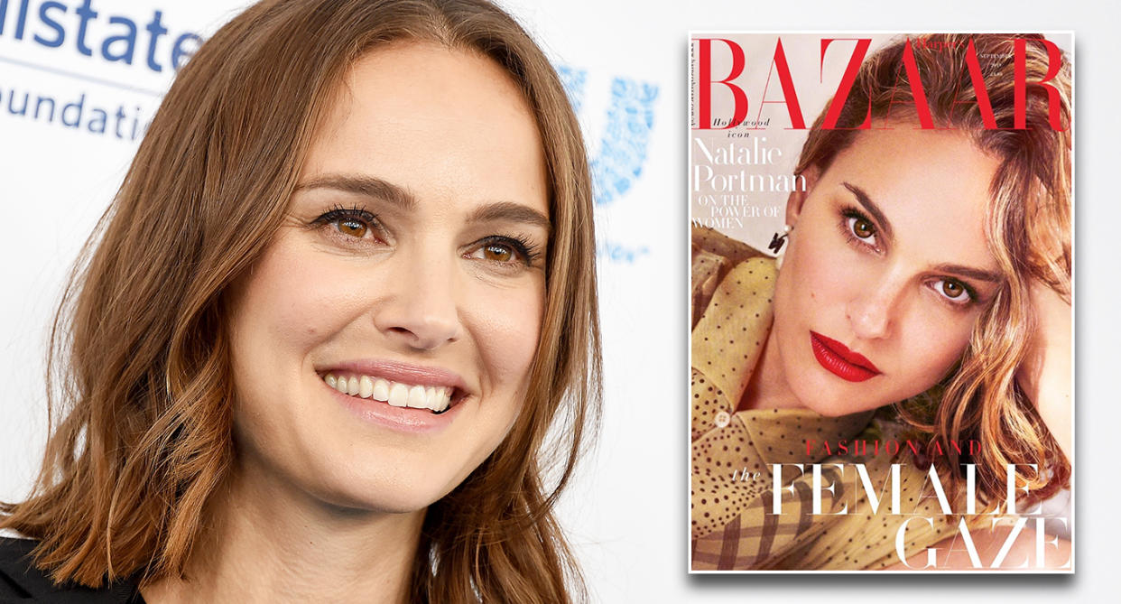 Natalie Portman est en couverture du numéro de septembre 2019 de Harper's Bazaar. [Photo: Harper's Bazaar/Getty]