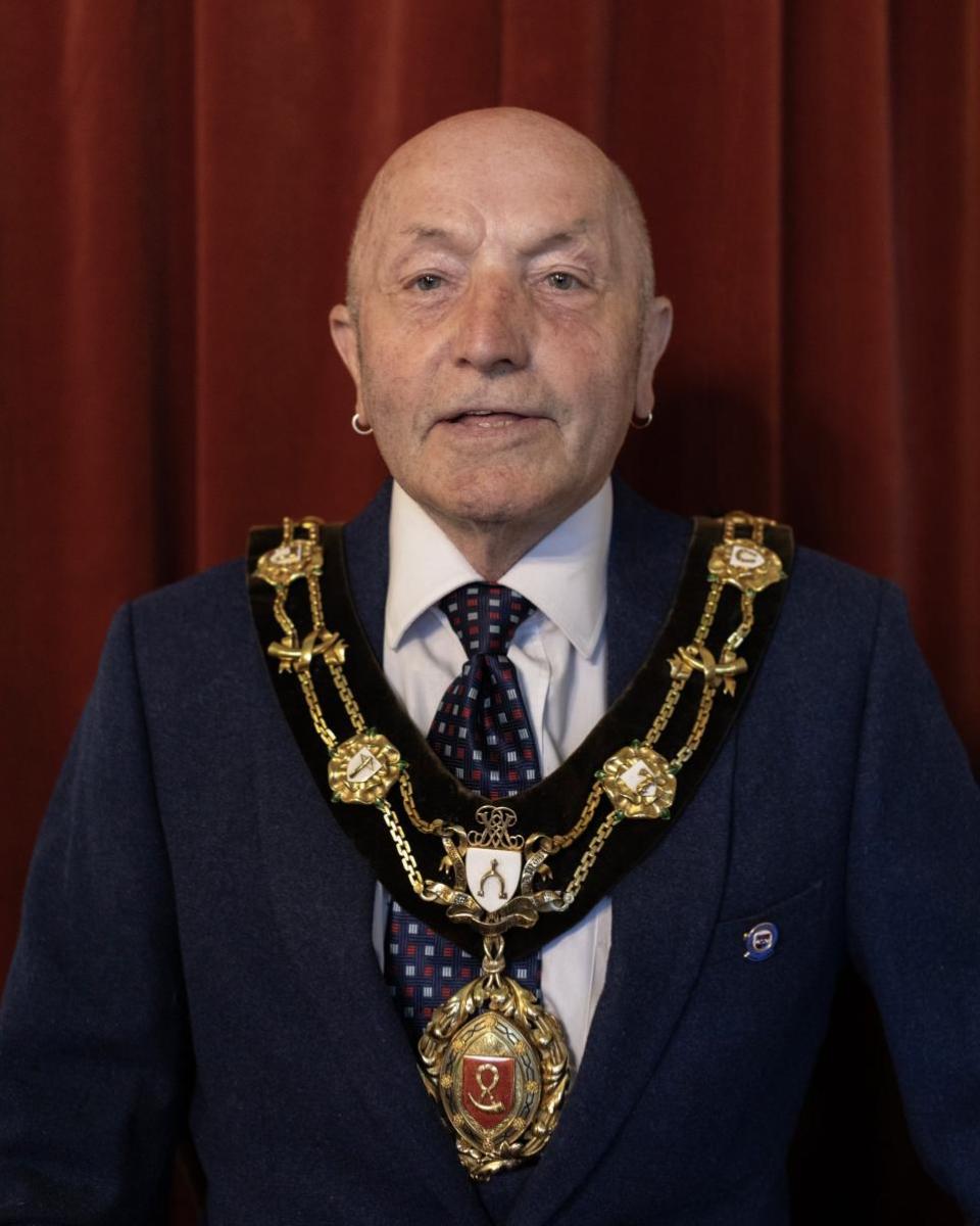 Darlington and Stockton Times: Sid Hawke, mayor of Ripon