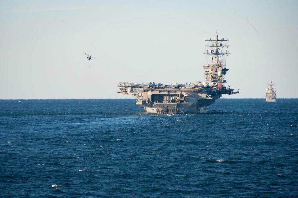 Navy aircraft carrier Dwight Eisenhower