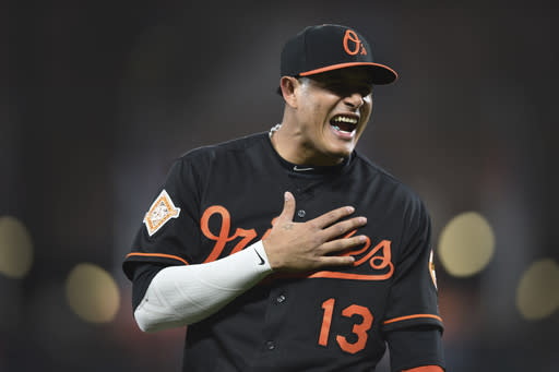 The White Sox are reportedly interested in Manny Machado. (AP Photo/Gail Burton)
