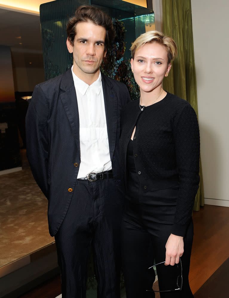 Romain Dauriac and Scarlett Johansson | Rabbani and Solimene Photography/Getty