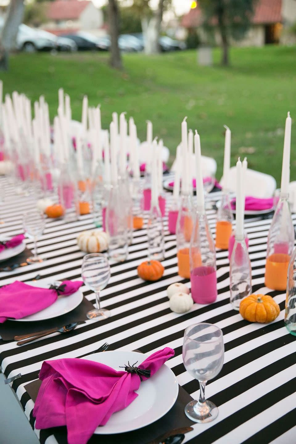 halloween table decor