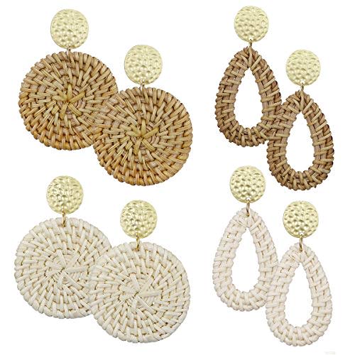 18) Rattan Earrings