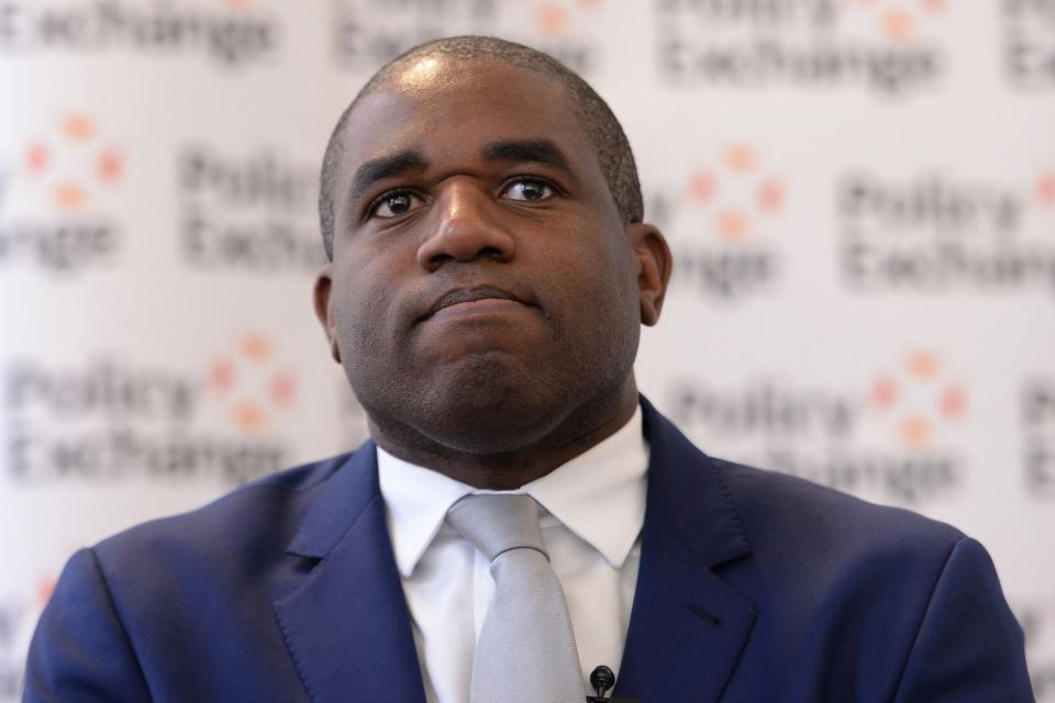 Labour MP David Lammy accused the reporter of perpetuating 'tired and unhelpful stereotypes' (PA)