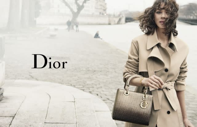 Marion Cotillard showcases Dior’s new Lady Dior bags in a campaign by Peter Lindbergh