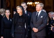 <p>Here, a gathering of monarchs: Queen Letizia, King Felipe, Queen Maxima, and King Willem-Alexander.</p>