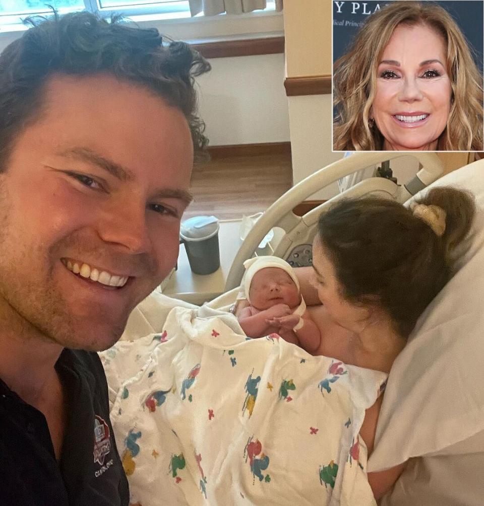 Erika Gifford gives birth