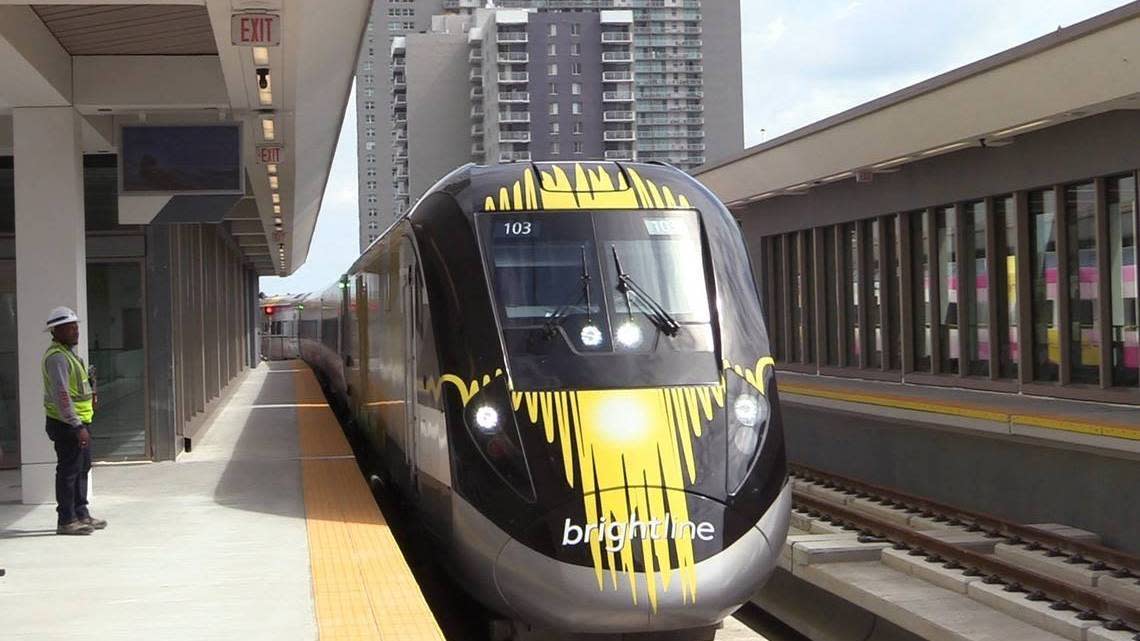 Brightline runs from downtown Miami with stops in Fort Lauderdale and West Palm Beach.