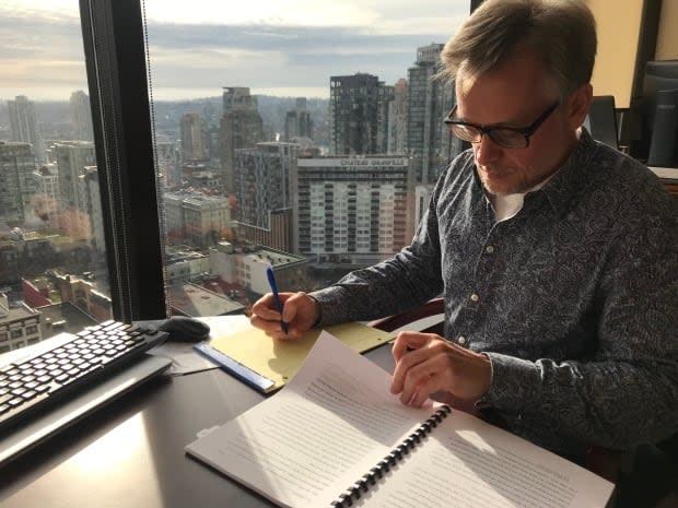 Mark Underhill, a lawyer for the Sinixt, at his Vancouver office. 