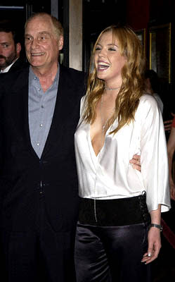 Barbet Schroeder and Agnes Bruckner at the New York premiere of Warner Brothers' Murder By Numbers