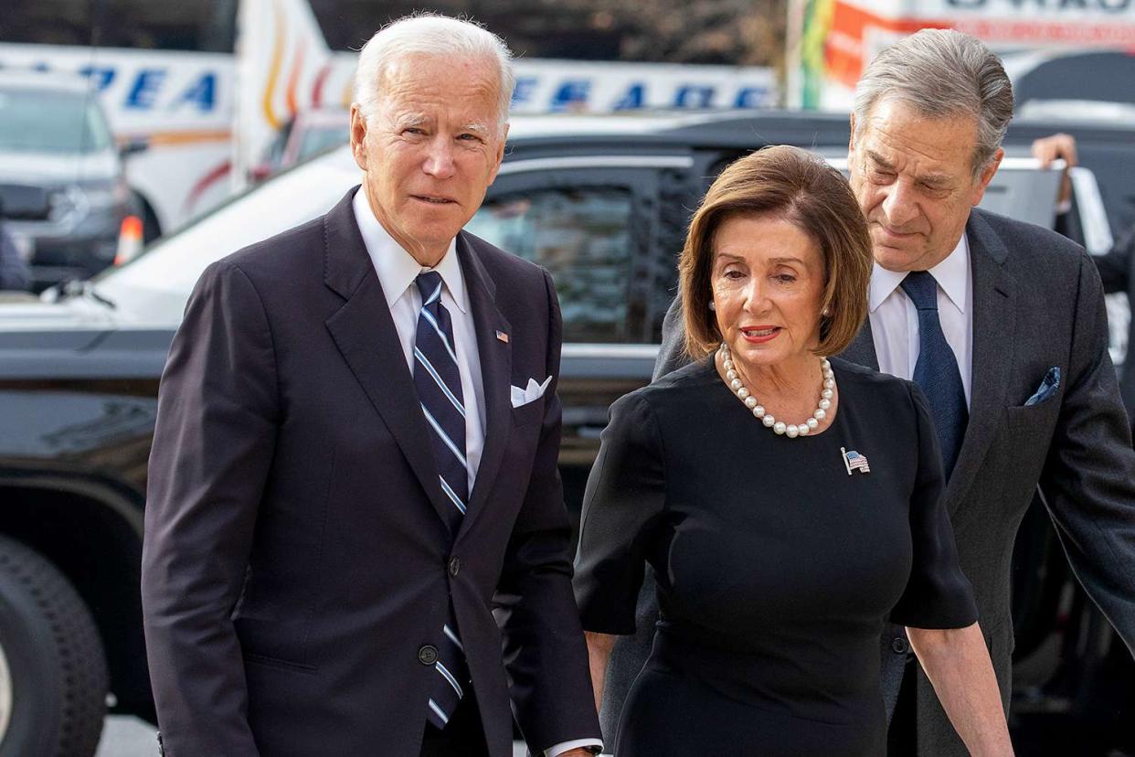 Democratic Presidential candidate, former Vice President Joe Biden, Speaker of the House Nancy Pelosi