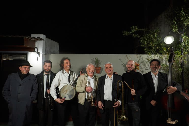 La formación actual de la Delta Jazz Band