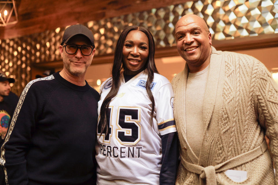 Richard Weitz, Venus Williams and Carlos Fleming