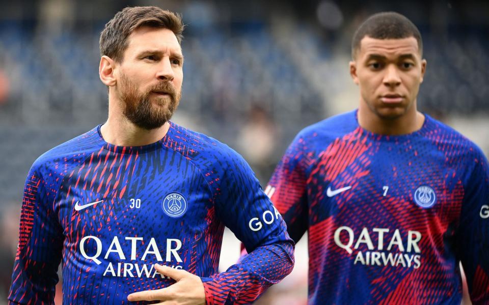 Messi and Mbappe in training together at Paris Saint-Germain - Getty Images/Franck Fife