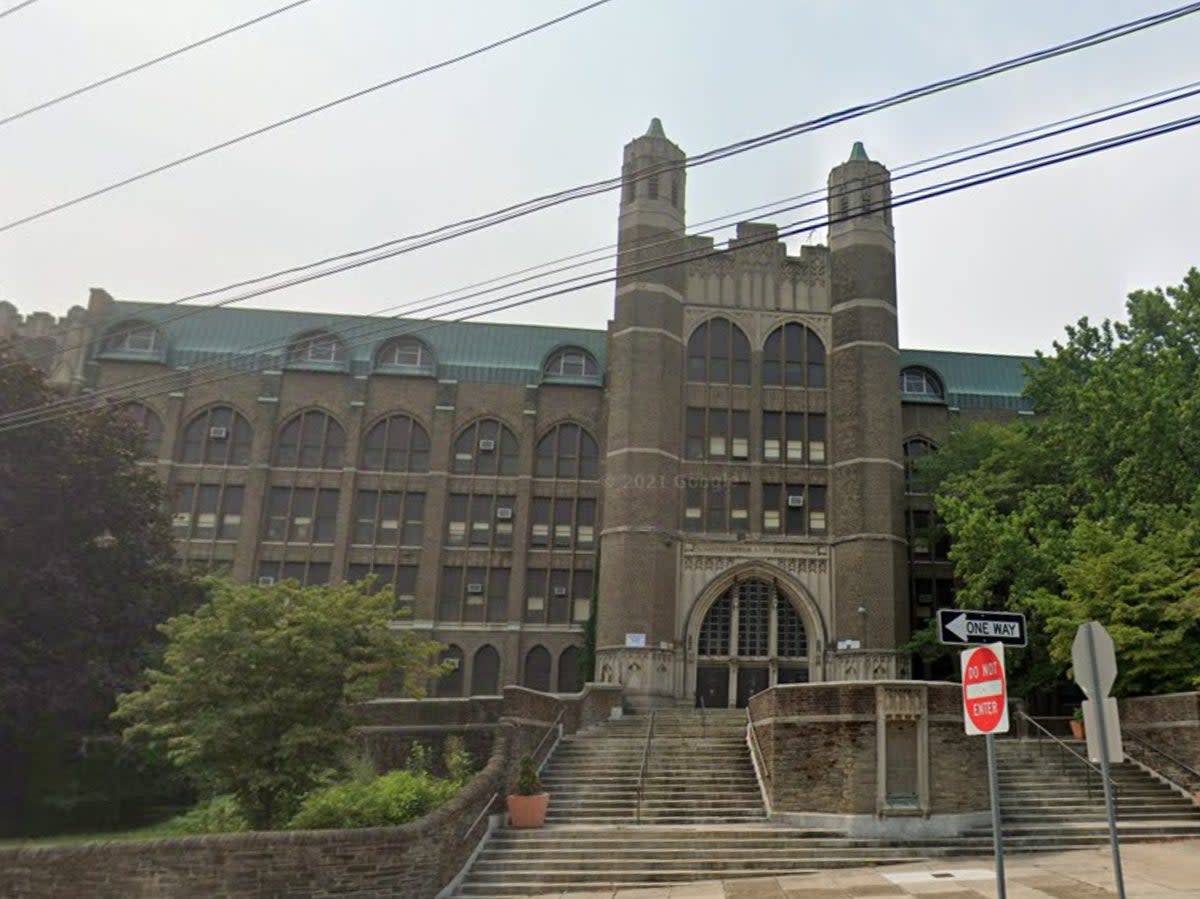 Overbrook High School in Philadelphia, Pennsylvania (Google Maps)